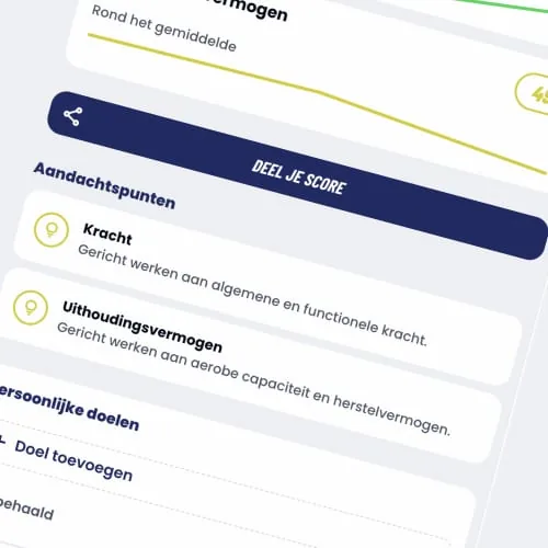 Screenshot uit het WOUT-platform